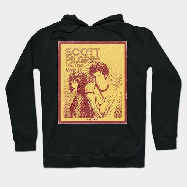 Scott Pilgrim and Ramona Flowers Hoodie by SerenityByAlex